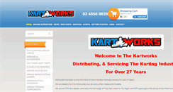 Desktop Screenshot of kartworks.com.au